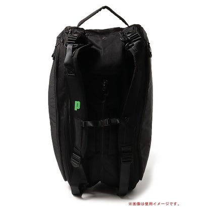 プリンス/TT500 ラケットバッグ12本入り （ブラック/グリーン）｜詳細画像