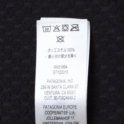 23315/M S TEXTURED FLEECE HOODY （ブラック）｜詳細画像