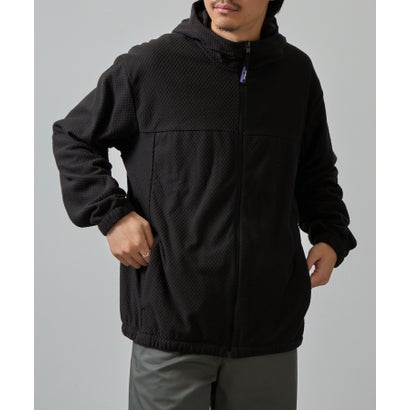 23315/M S TEXTURED FLEECE HOODY （ブラック）｜詳細画像