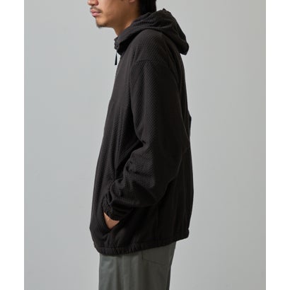 23315/M S TEXTURED FLEECE HOODY （ブラック）｜詳細画像