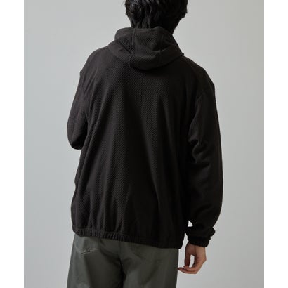 23315/M S TEXTURED FLEECE HOODY （ブラック）｜詳細画像