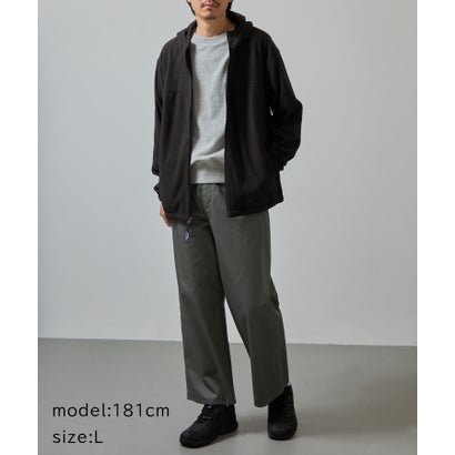23315/M S TEXTURED FLEECE HOODY （ブラック）｜詳細画像