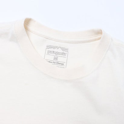 パタゴニア Patagonia ミッドウェイト '95 オーバル ロゴ ポケット ティー （UNDYED NATURAL）｜詳細画像