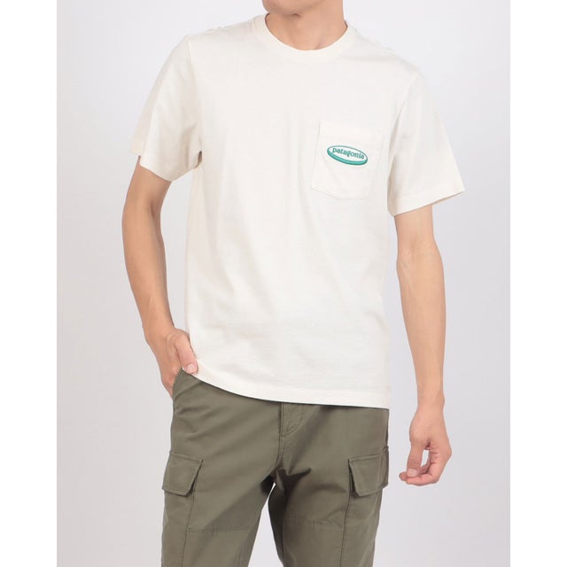 ミッドウェイト '95 オーバル ロゴ ポケット ティー （UNDYED NATURAL）