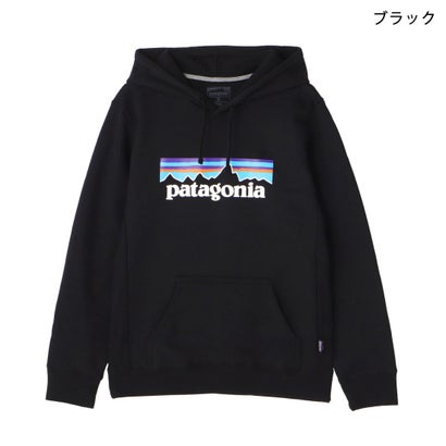 パーカー メンズ・P-6 ロゴ・アップライザル HOODY 39622 （ブラック(BLK)）｜詳細画像