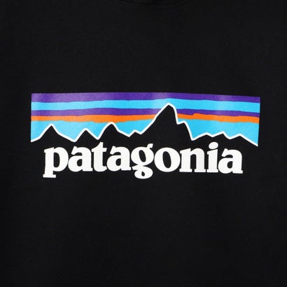 パーカー メンズ・P-6 ロゴ・アップライザル HOODY 39622 （ブラック(BLK)）｜詳細画像