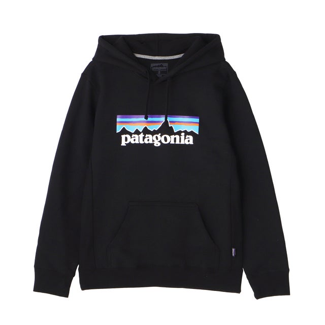 パーカー メンズ・P-6 ロゴ・アップライザル HOODY 39622 （ブラック(BLK)）
