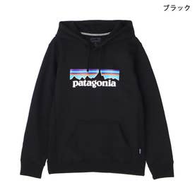 パーカー メンズ・P-6 ロゴ・アップライザル HOODY 39622 （ブラック(BLK)）