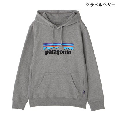 パーカー メンズ・P-6 ロゴ・アップライザル HOODY 39622 （グラベル ヘザー(GLH)）｜詳細画像