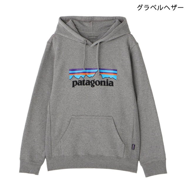 パーカー メンズ・P-6 ロゴ・アップライザル HOODY 39622 （グラベル ヘザー(GLH)）