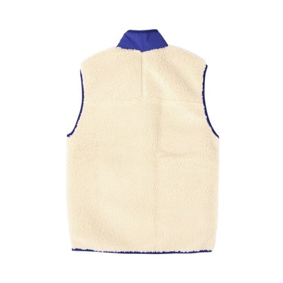 フリースベスト メンズ・クラシック・レトロX VEST 23049 （ダークナチュラル/コバルトブルー(DNLC)）｜詳細画像