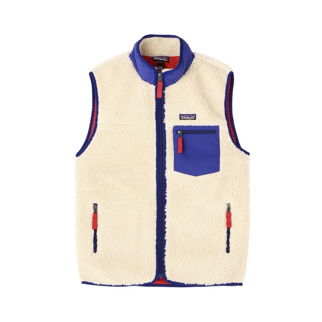 フリースベスト メンズ・クラシック・レトロX VEST 23049 （ダークナチュラル/コバルトブルー(DNLC)）