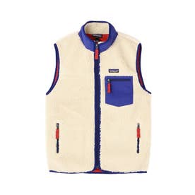フリースベスト メンズ・クラシック・レトロX VEST 23049 （ダークナチュラル/コバルトブルー(DNLC)）