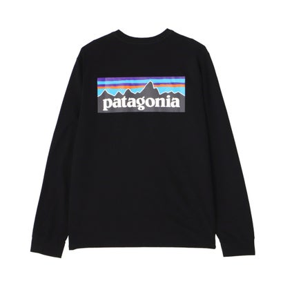 Tシャツ メンズ・ロングスリーブ・P-6ロゴ RESPONSIBILI-TEE 38518 （ブラック(BLK)）｜詳細画像
