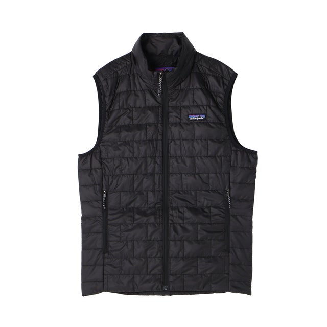 ダウンベスト メンズ・ナノ・パフ VEST 84243 （ブラック(BLK)）