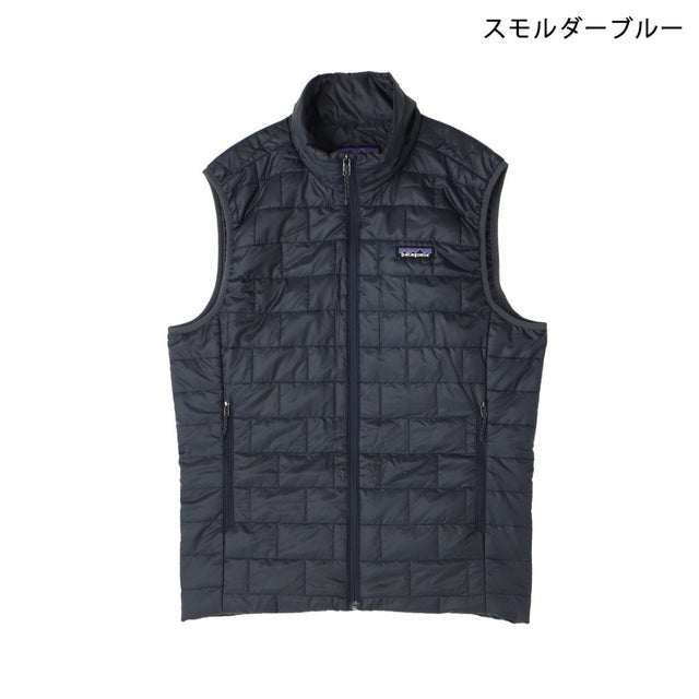 ダウンベスト メンズ・ナノ・パフ VEST 84243 （スモルダーブルー(SMLDB)）