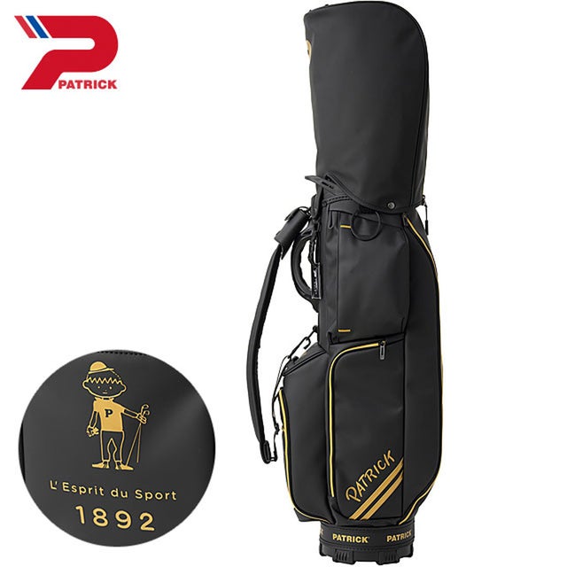 GOLF CADDIE BAG P LX BLK [264-621] （BLK）