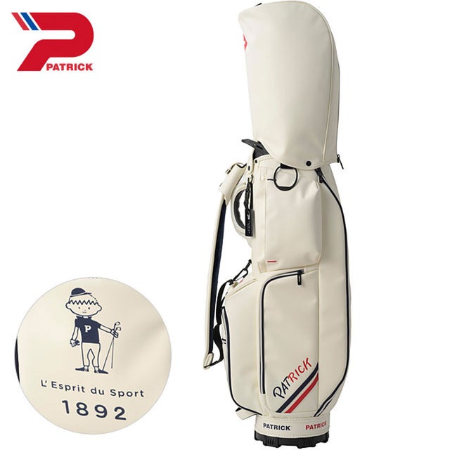 GOLF CADDIE BAG P LX WHT [264-620] （WHT）