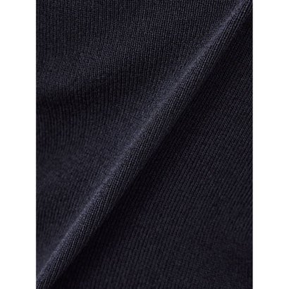 パーフェクトスーツファクトリー Perfect Suit FActory 【dazzlin × P.S.FA】リボンタイ付き配色ニットポロ （ネイビー）｜詳細画像