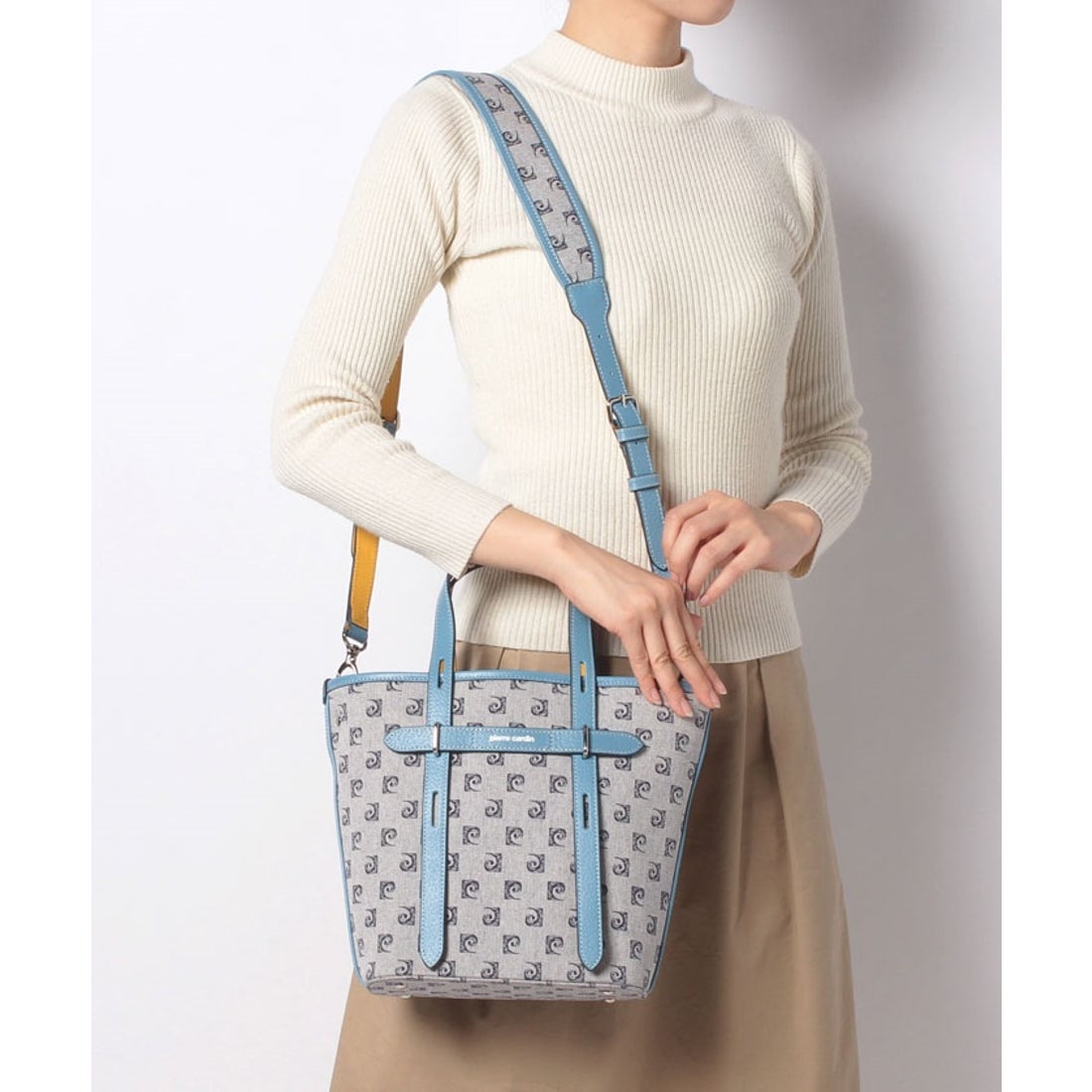 pierre ピエールカルダン ボストンバッグ ネイビー cardin(ピエール 
