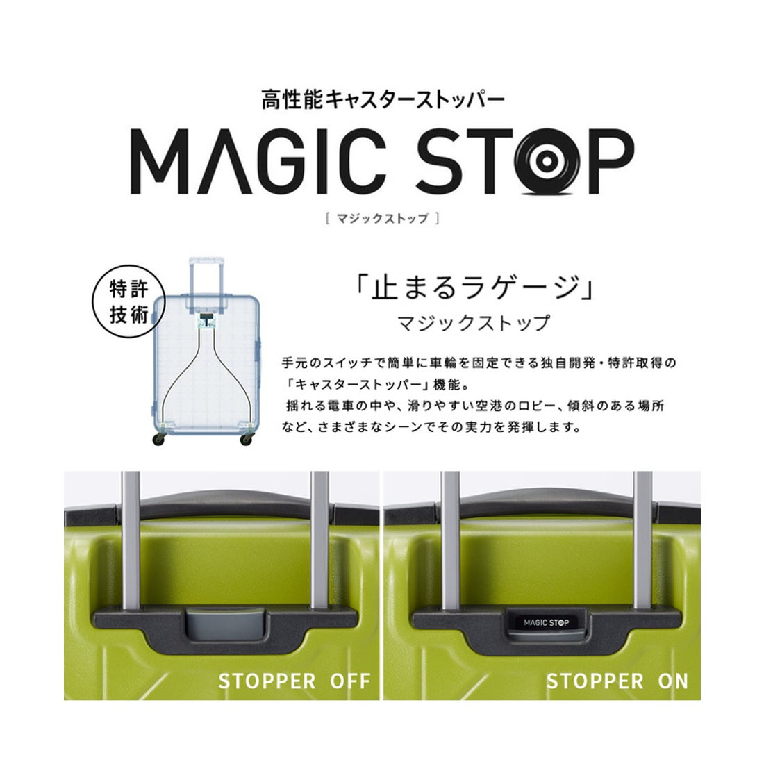 プロテカ Proteca プロテカ スーツケース Mサイズ 52L 軽量 日本製