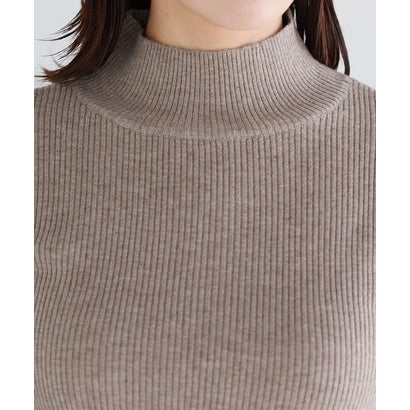 選べる配色リブニット （A/ブラック×杢グリーン）｜詳細画像