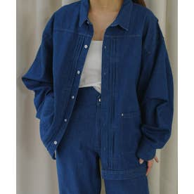 Design denim jacket （BLUE）