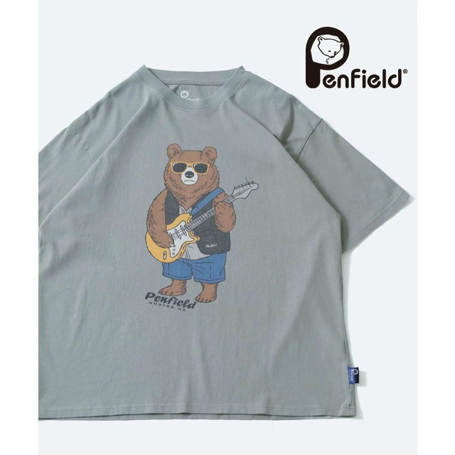 【Penfield/ペンフィールド】サンドウォッシュ加工 エレキグマ プリント 半袖Tシャツ メンズ レディース トップス ユニセックス