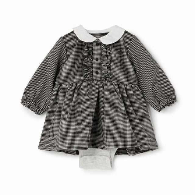 【POLO BCS】シャツOPロンパース （黒）