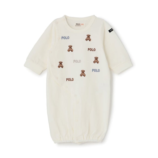 【POLO BCS】モチーフ刺しゅう2WAYオール （オフ ホワイト）