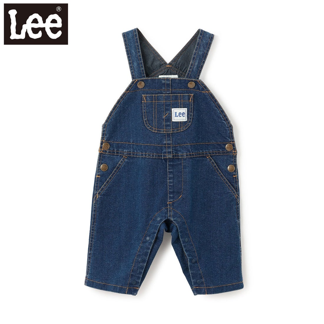 プティマイン petit main 【Lee】デニムオーバーオール【返品不可商品