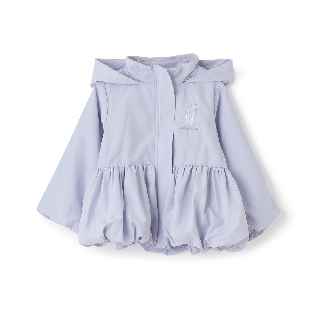 プティマイン petit main 【撥水加工】ペプラムウィンブレ （ウスベージュ） -ファッション通販 FASHION WALKER