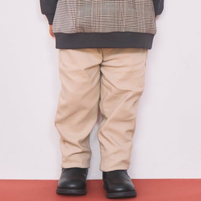 のびのびストレッチテーパードパンツ （エンジ）｜詳細画像