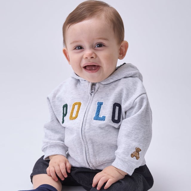 【POLO BCS】耳付きパーカー （トップ グレー）