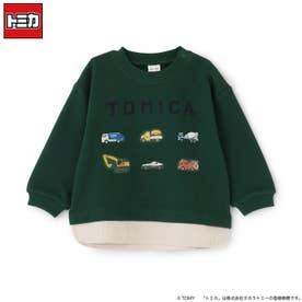 【TOMICA】アップリケトレーナー （ディープ グリーン）