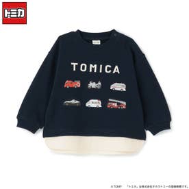 【TOMICA】アップリケトレーナー （紺）