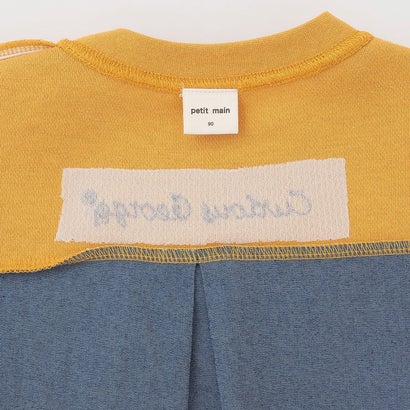【おさるのジョージ】接結アップリケ長袖Tシャツ （マルチ）｜詳細画像