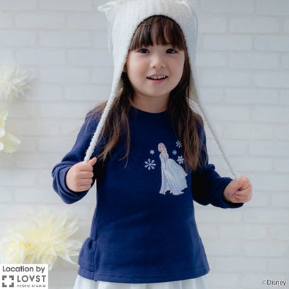 【Disney】グラフィック長袖Tシャツ （紺）｜詳細画像