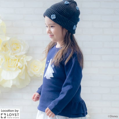 【Disney】グラフィック長袖Tシャツ （アイボリー）｜詳細画像