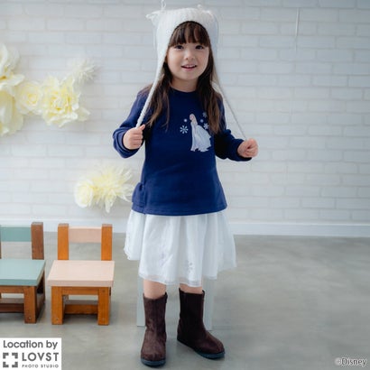 【Disney】グラフィック長袖Tシャツ （アイボリー）｜詳細画像