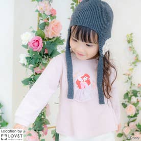 【Disney】グラフィック長袖Tシャツ （ライト ピンク）