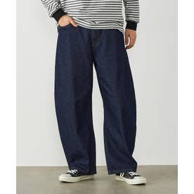デニム バレルレッグパンツ （ワンウォッシュ）