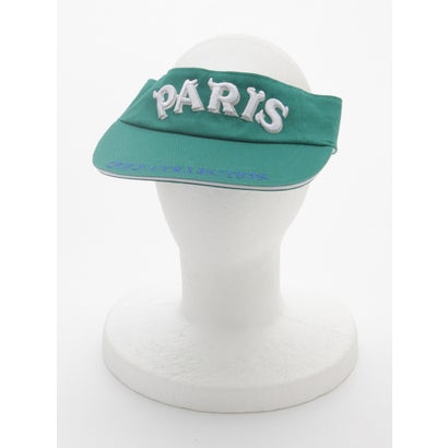 パリス PARIS PARIS立体刺繍サンバイザー （グリーン）｜詳細画像