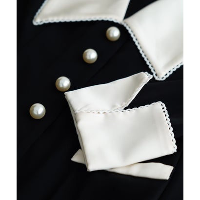 フォーマル ワンピース パーティードレス 20代 30代 40代 （ブラック）｜詳細画像