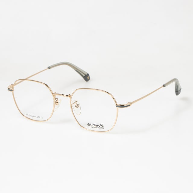 
                    メガネ 眼鏡 アイウェア レディース メンズ （ゴールド/グレー）