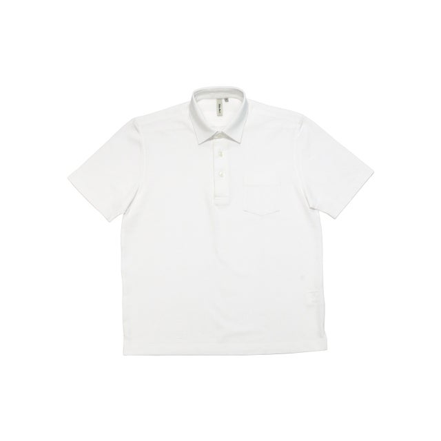 
                    ビズポロ ポロシャツ 綿100% 半袖 メンズ （ホワイト）