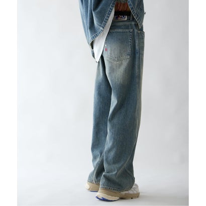 【Paris Saint-Germain / パリ・サン＝ジェルマン】 JP STRAIGHT DENIM PANTS（ブラック）｜詳細画像