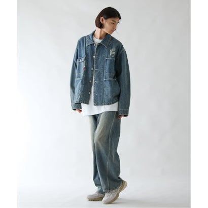 【Paris Saint-Germain / パリ・サン＝ジェルマン】 JP STRAIGHT DENIM PANTS（ブラック）｜詳細画像