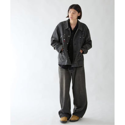 【Paris Saint-Germain / パリ・サン＝ジェルマン】 JP STRAIGHT DENIM PANTS（ブラック）｜詳細画像