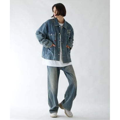 【Paris Saint-Germain / パリ・サン＝ジェルマン】 JP STRAIGHT DENIM PANTS（ブラック）｜詳細画像